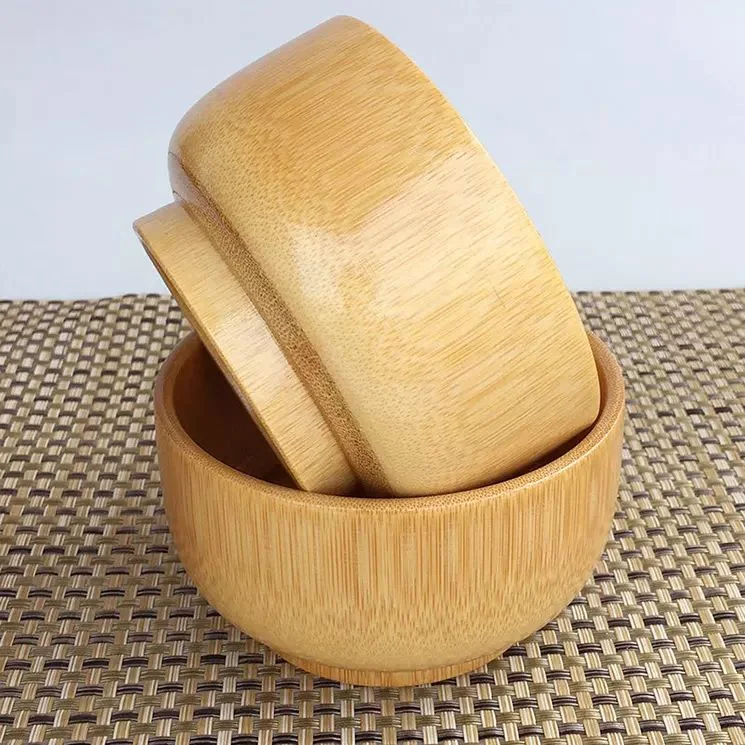 Resuable Kitchenware Bamboo Salad Bowl Kitchen Utensils Cookware