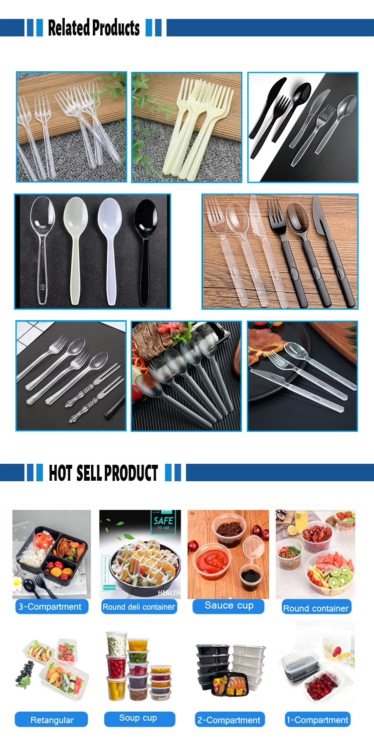 Luxury Disposable Plastic Knife Fork and Spoon PS Heavy Duty Plastic Cutlery