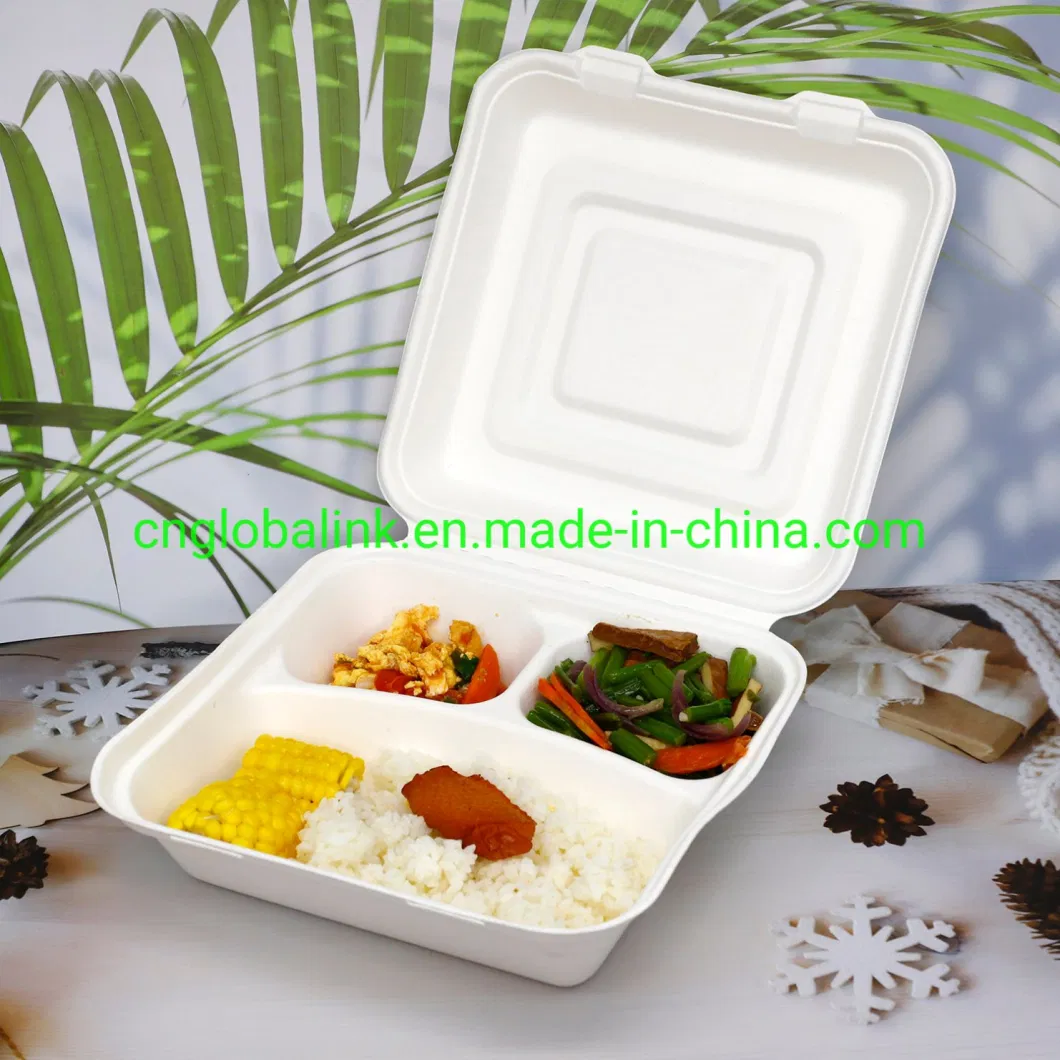 Biodegradable Food Packaging Container Sugarcane Container