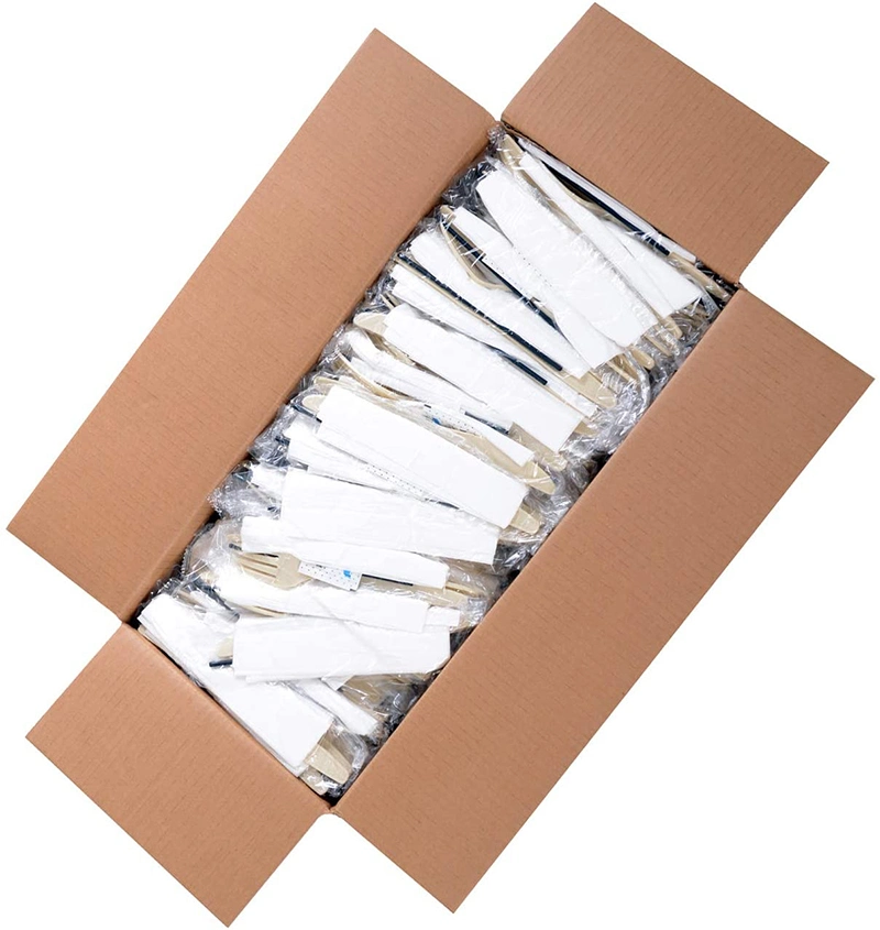 250sets Plastic Cutlery Kits, Extra Heavyweight Polystyrene (PS) , Fork, Knife, Salt, Pepper, Toothpick, Straw, Napkin, Champagne