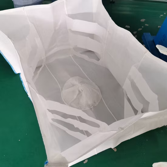 850kgs 토트백 PP 벌크 백 1톤 점보 백 타피오카 전분용 1300kgs 빅 백